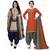 Multicolor floral print blended cotton salwar