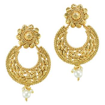 Ethnic Indian Bollywood Jewelry Set Fashion Imitation Earrings 1