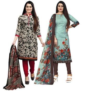 Multicolor floral print blended cotton salwar 1