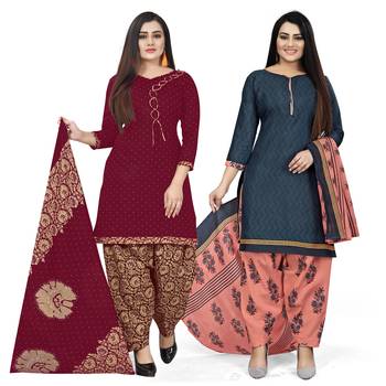 Multicolor floral print blended cotton salwar 1