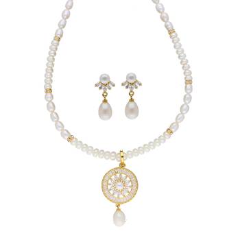 Disha Pearl Pendant Set 2