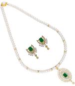 Neha Pearl Pendant Set