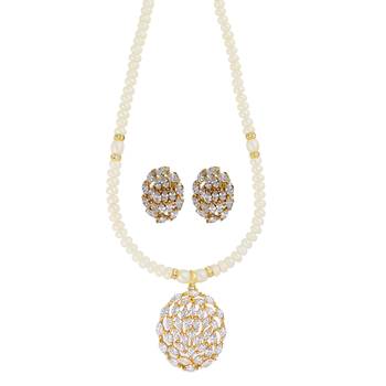 Priya Pearl Pendant Set 2