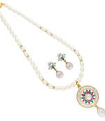 Ashwika Pearl Pendant Set