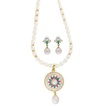 Ashwika Pearl Pendant Set 2