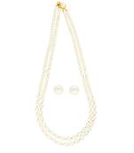 Amazing Pearls Of Two Line Necklace By Sri Jagdamba Pearls