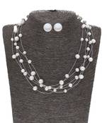 Funky White Pearl Set
