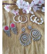 DAILY CASUALWEAR EARRINGS, German silver, indian oxidized jewelry