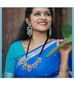 Oxidised ganesha jewelry set, Indian traditional ethnic jewellery, choker set, silver look handmade set, gifts for her,