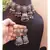 German Silver oxidised set with Jhumki boho tribal jewelry/ Temple jewellery handmade oxidized choker set/ antique set