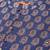 Indo Era Blue Printed A-line Kurta Trouser With Dupatta Set