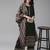 Indo Era Black Solid Straight Kurta With Palazzo Set