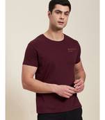 Burgundy Slim Fit MASCLN ORIGINAL tops