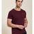 Burgundy Slim Fit MASCLN ORIGINAL tops
