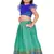 Kids Blue Blouse With Rama pavadai lehenga set for Girls 