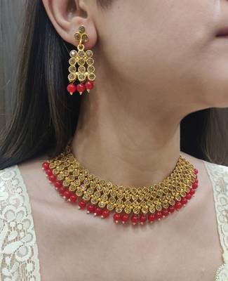 Red necklace-sets 1