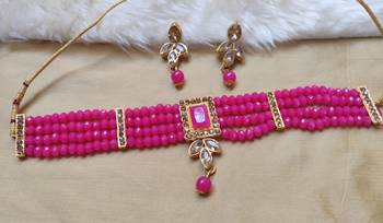 Pink Choker Set 1