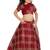 Kids Maroon Cotton Silk Lehenga Choli For Girls 