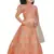 Kids Orange Cotton Silk Lehenga Choli Set For Boys 