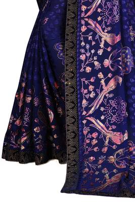 Chitrakshi Brasso Saree Hevy With Blouse 5
