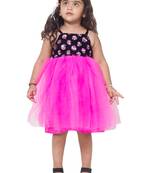 Aglare velvet sequenced frock Kids-frock.