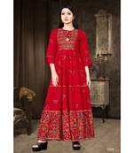 red FANCY stitched gowns