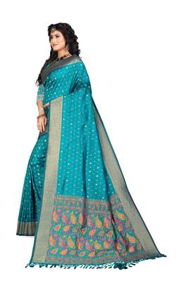 Chitrakshi Deginer Repiar Jaquard Saree With Blouse 2