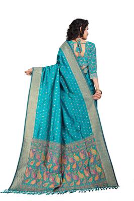 Chitrakshi Deginer Repiar Jaquard Saree With Blouse 3