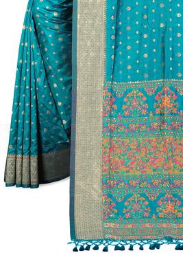 Chitrakshi Deginer Repiar Jaquard Saree With Blouse 5