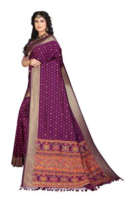 Chitrakshi Deginer Repiar Jaquard Saree With Blouse 2