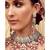 Pink Red and Green Gold Tone Necklace Set