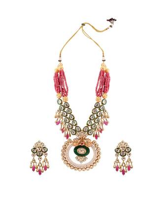 Exquisite Multi Color Neckace Set For Festivals 3