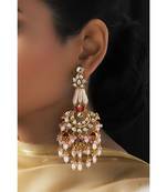 Asthetic Red Pink and White Chandbali
