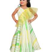 Kids Pista Silk Lehenga Choli For Girls 