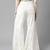 Indo Era White Solid Flared Sharara Palazzo