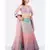 MULMUL MULTI-COLOURED LEHENGA WITH GOTA BORDER, BLOCKPRINTED DUPATTA