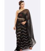 Two Piece Embroidered Saree