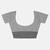 Grey woven pure cotton saree with blouse