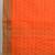Orange woven pure cotton saree 