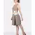 BROWN SKIRT & CROP TOP OF HANDLOOM JUTE FABRIC. 