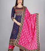 Women's Beautiful Rayon Kurti With pant and Dupatta sets