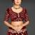 Maroon embroidered velvet semi stitched lehenga