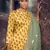Yellow digital print cotton salwar