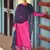 Magenta digital print cotton salwar