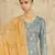 Sky blue digital print cotton salwar