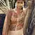 Cream digital print cotton salwar