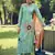 Green digital print cotton salwar