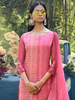 Pink digital print cotton salwar 3