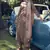 Brown digital print cotton salwar