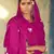 Orange digital print cotton salwar